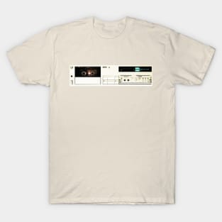 Vintage 80's 90's Cassette Tape Deck Retro Music Nostalgia T-Shirt